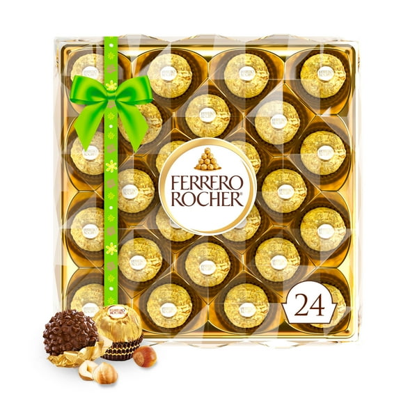 Ferrero Rocher Fine Hazelnut Milk Chocolate Gift Box, Easter Chocolates, 10.6 oz