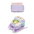 thumbnail image 6 of sususu Preppy Backpack for Teens : 13.4 inch Bookbag Multi-pocket for School Daily Schoolbag with Cute Bee Print for Middle School Student (Purple), 6 of 8