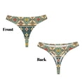 thumbnail image 3 of Fotbe Traditional Tribal Aztec1 Tanga Sin Costuras para Mujer con Estampado – Panties Invisibles, Transpirables y Cómodos para Uso Diario-X-Large, 3 of 6
