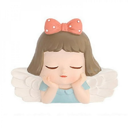 

Clearance! Cartoon Angel 3D Switch Sticker Resin Lamp Holder Cover Night Light Switch Dust Protective Cover Kids Room Bedroom Art Decoratio