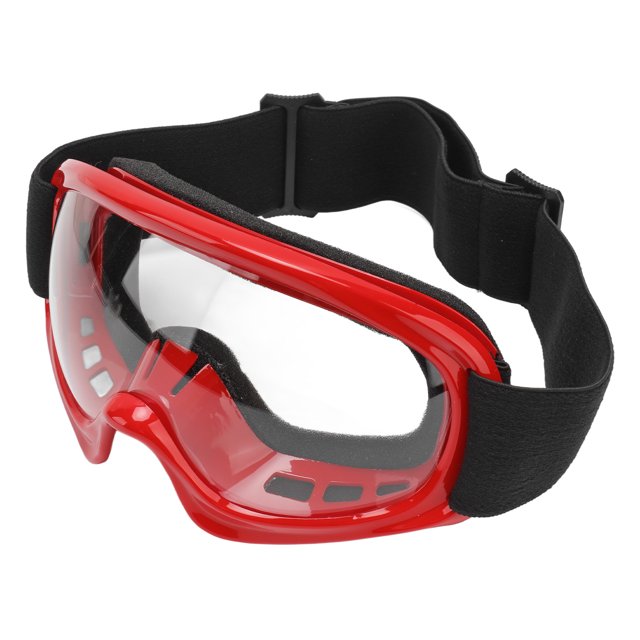 Dirt Bike Goggles, Professional Windproof Motorcycle Goggles UV Protection Lightweight For Motorcycle For Ski For Dirt Bike Red,Green,Black,Pink
