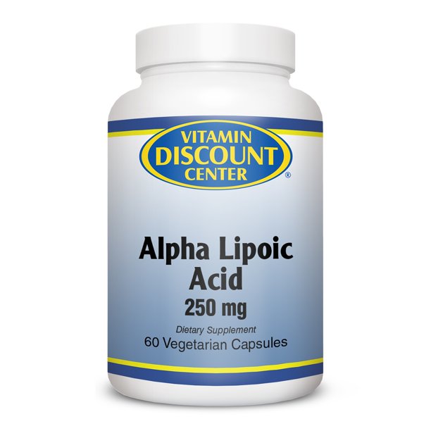 Alpha Lipoic Acid 250 mg by Vitamin Discount Center 60 Vegetarian