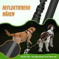 thumbnail image 4 of Double Leashes for 2 Dogs, Tangle-Free Double Leash for Dogs Walking in Training 360° SwivelAdjustable Reflective Length Double Wire Splitter for Two, 4 of 5