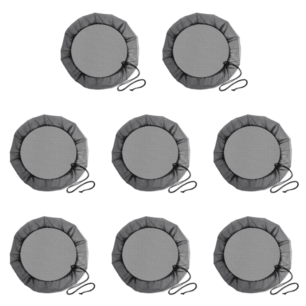 Likrtyny Cubierta Malla para Barril Lluvia Cubo Recolección Red Protectora Tanque 8 Uds.