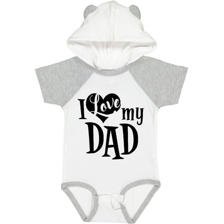 

Inktastic I Love My Dad Gift Baby Boy or Baby Girl Bodysuit