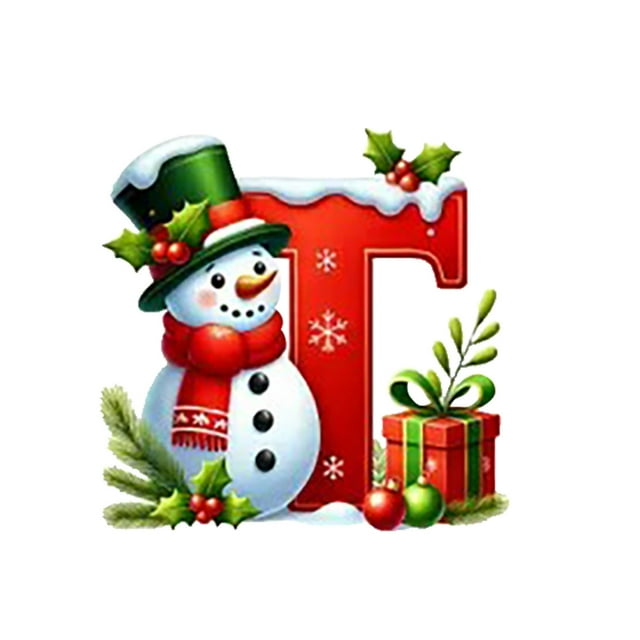 26 Letters Christmas Tree Decoration Pendant Christmas Tree Ornaments DIY Christmas Ornaments Christmas Decoration Xmas Tree Hanging Decor