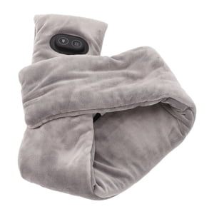 Plaque chauffante de cou, massage vibrant Écharpe électrique chauffante du cou Velvet double côté améliorer la circulation du sang épais doux pour l'hiver