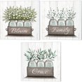 thumbnail image 1 of Great Art Now Bloom, Family & Grace by Elizabeth Tyndall 3 Piece Canvas Art Set Each 14"W x 14"H, 1 of 5