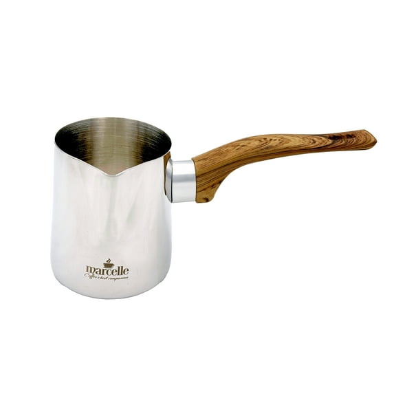 Marcelle 12 oz Stainless Steel Milk/Coffee Warmer/Frothing Pitcher