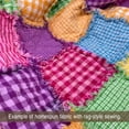 thumbnail image 4 of JCS Bright Ragged Homespun Cotton Quilt Kit (200+ six-inch Squares), 4 of 6
