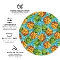 thumbnail image 2 of Disketp Pineapple Funny Coasters,6 Pcs Leather Coasters with Holder, Perfect Housewarming Hostess Gifts,Protect Furniture from Water Marks Scratch and Damage, 2 of 5