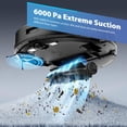 thumbnail image 3 of Robot Aspirador y Fregasuelos Tikom, Aspiradora Robótica Automática 6000Pa, Mapeo Inteligente, 150 Min Máximo, Ideal para Pelo de Mascotas, Pisos Duros, Alfombras, Hogar (L8000 Pro), 3 of 9