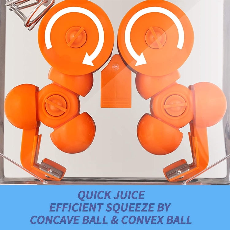 Kolice Commercial Automatic Orange Juicer Automatically Peeling Juice Beverage Machine Juice Dispenser Making Machine