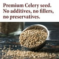 thumbnail image 6 of The Spice Way Celery Seeds - Middle Eastern, Asian, and American cuisine Spice Blend – All Natural – Resealable Pouch - 8 Oz., 6 of 9