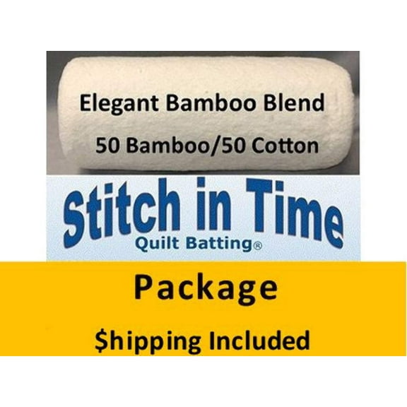 EBB96 Elegant Bamboo Blend 50/50 Batting (Package, Queen 96 in x 108 in) shipping included*