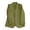 *Mint Green, variant on Women's Padded Shoulders Single Breasted Blazer, Long Sleeve Notch Lapel Suit Coat For Women, Ladies' Open Front Work Jacket With Pockets, Army Green , XS-2XL
