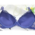 thumbnail image 4 of Woman Sexy Embroidery Lace Padded Push Up Underwear Bra Set Plunge Bra Set, 4 of 5