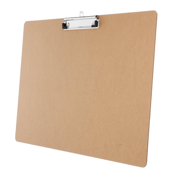 Soimiss Writing Clipboard A3 Khaki Wooden for Office Use 1Pc