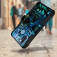 thumbnail image 2 of DALUX Hybrid Kickstand Holster Phone Case Compatible with SAMSUNG GALAXY A11 (2020) - Blue Cursed Skull, 2 of 4