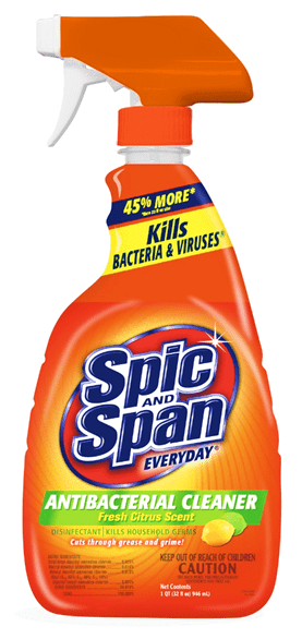 Spic & Span Everyday Antibacterial Cleaner, 32 Ounce 