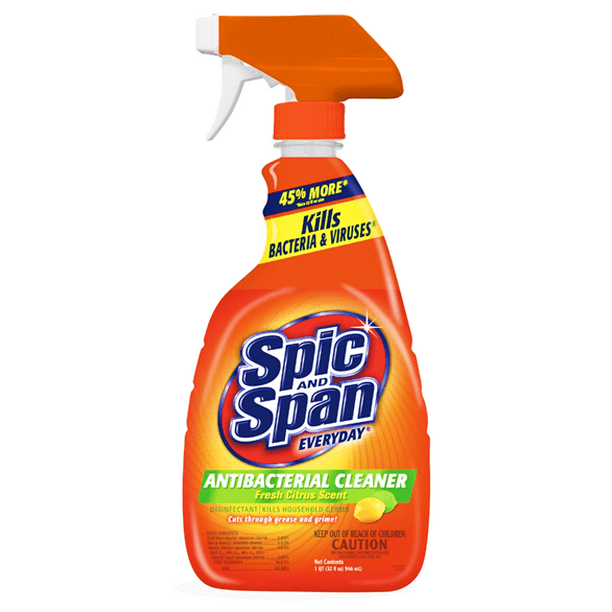 Spic & Span Everyday Antibacterial Cleaner, 32 Ounce 