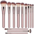 thumbnail image 1 of Makeup Brush Set Basic makeup brush set, 12 pcs. Beginner's Makeup Utensils Makeup Brushes, 1 of 5