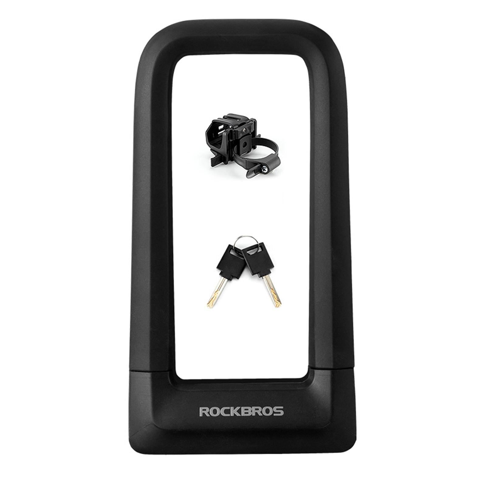 Axioma Bike U Lock with Key, Heavy Duty High Security Steel Anti-Theft Cycling D Locks,