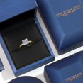 thumbnail image 5 of Gem Stone King 3.00 Cttw IGI Certified Lab Grown Diamond in 14K Two-Tone Gold Ring for Women | Princess | D-E Color | VS1-VS2 Clarity | Size 6, 5 of 7