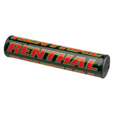 Renthal P272 Team Issue SX Crossbar Pad - 9.5in./240mm - Black/Green/Red