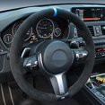 thumbnail image 3 of Funda de volante de coche personalizada con trenzado de gamuza para BMW F87 M2 F80 M3 F82 M4 M5 F12 F13 M6 F85 X5 M F86 F33 X6 M F30 M Sport, 3 of 5