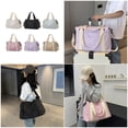 thumbnail image 2 of Roomy Tear Resistant Oxford Cloth Travel Bags Handbag Perfect For Short Trip With Handheld Shoulder Carrying Option, 2 of 21