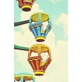 thumbnail image 2 of Peck, Gail 17x24 Black Ornate Wood Framed with Double Matting Museum Art Print Titled - Sky Ride II, 2 of 4