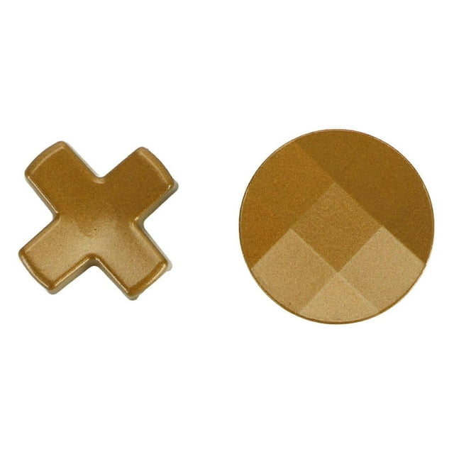 Replacement Metal Faceted Standard Directional Button D Pads for Xbox One Elite Elite Series 2, Gold