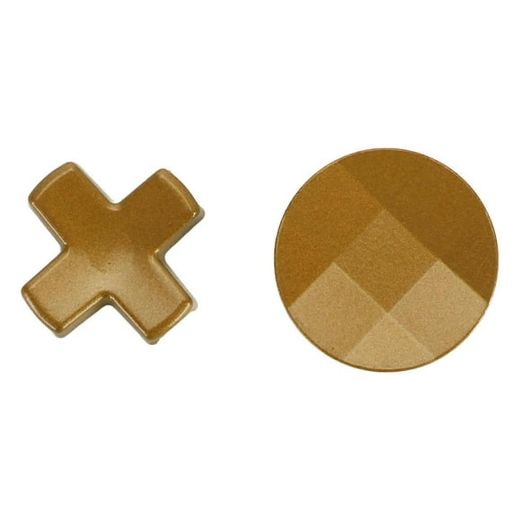 Replacement Metal Faceted Standard Directional Button D Pads for Xbox One Elite Elite Series 2, Gold