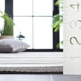 thumbnail image 6 of SAFAVIEH Beach House Henry Striped Indoor/Outdoor Area Rug, Light Gray/Charcoal, 6'7" x 6'7" Round, 6 of 16