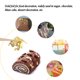 thumbnail image 3 of 24 K Copos de oro Comestibles Alimentos Decoración Papel de aluminio Cocina Mousse Cake Hornear Past Meterk Copos de oro, 3 of 7