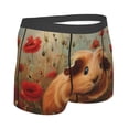thumbnail image 2 of KLL Rose Cute Guinea Pig Men's Cotton Boxer Briefs Underwear-Large, 2 of 8
