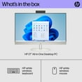 thumbnail image 5 of HP Newest 27 Ultra 7 Touchscreen All-in-One Desktop, 27" FHD Touchscreen, Intel Core Ultra 7 155U (Beats Intel i7-1355U), 32GB RAM, 1TB SSD, Wi-Fi 6, Windows 11 Home, 5 of 6