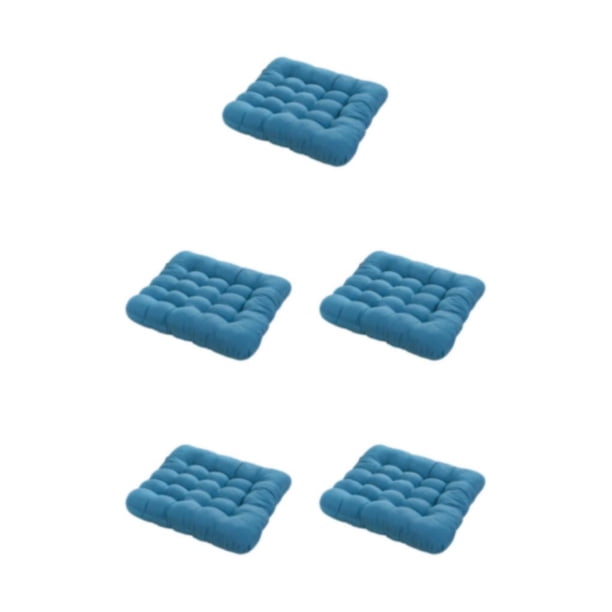 Cojín para silla Inteprter Cómodo para una experiencia de sentado mejorada Cojín para exteriores azul pavo real 40*40cm