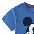 thumbnail image 4 of Disney Mickey Mouse Short Sleeve T-Shirt and Active Mesh Shorts Set (Boys), 2 Piece Set, Sizes 3T-7, 4 of 7