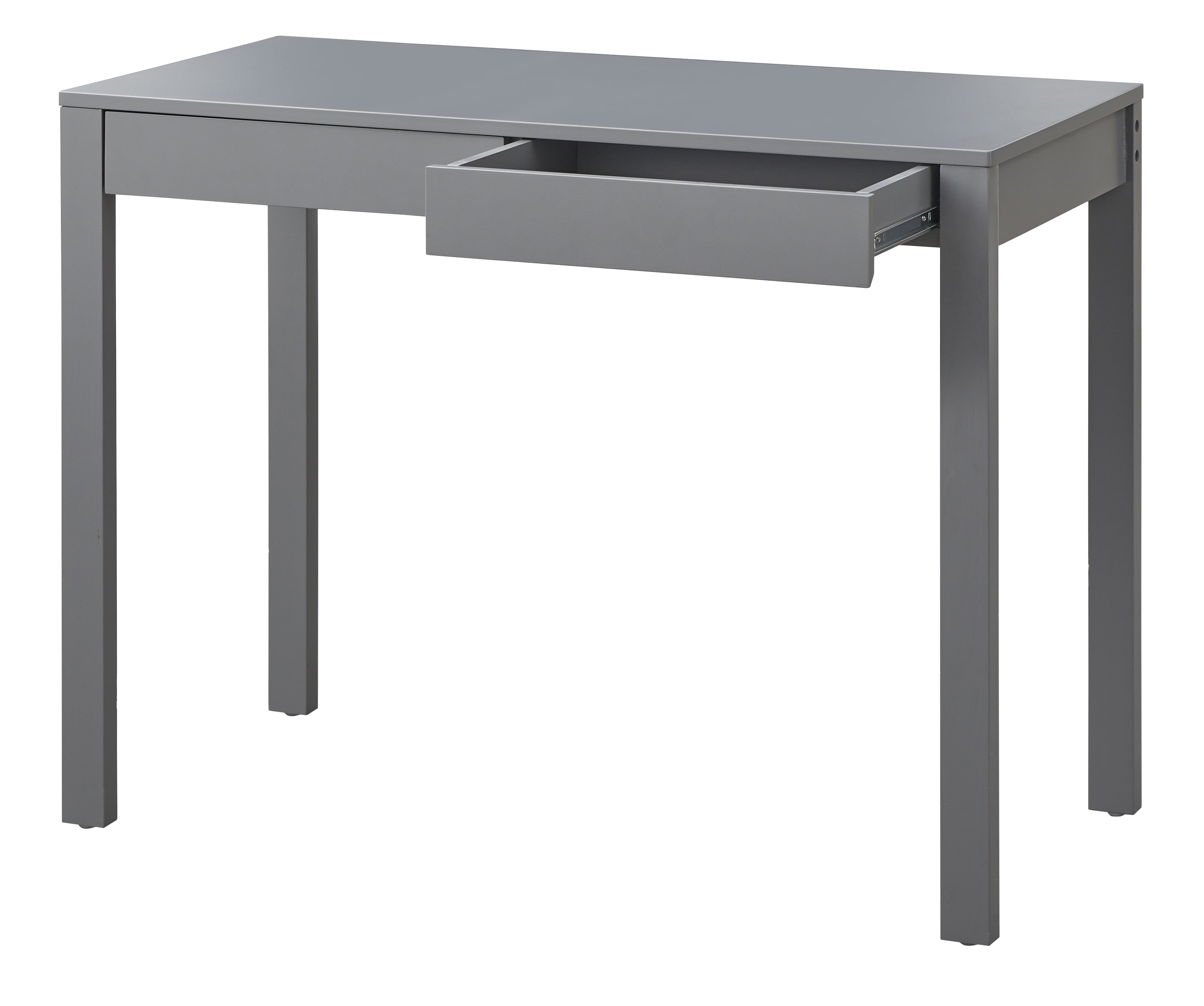 TMS Grant 2-Drawer 40" Student Writing Desk, Charcoal Gray