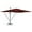 Wine Red, variant on Outsunny 10' x 13' Cantilever Patio Umbrella with Windproof Straps, Red