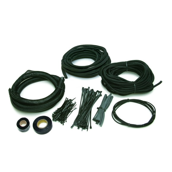 Painless Wiring Wire Loom 70920 PowerBraid; Braided; Black