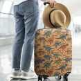 thumbnail image 2 of Colorful Dinosaurs Names Pattern Luggage Cover Fashion Suitcase Cover Baggage Covers Fit 25-28 Inch Luggage (Go Travel), 2 of 5