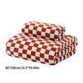thumbnail image 3 of Kugisaki Flannel Throw Blankets, Checkerboard Soft Cozy Blankets, Washable Lightweight Blanket for Home Couch Sofa Bed Office, Warm Blankets for All Season (31.5*59.1in), 3 of 5