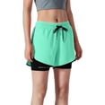 thumbnail image 5 of Bibifish Women's 2-In-1 Shorts Double Layer Unisex Couple Running Outdoor Shorts Workout Shorts, 5 of 6