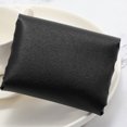 thumbnail image 3 of Matsuzay Bolsa de cuero compacta para gafas de sol, soporte de PVC para gafas y sombras, diseño elegante, Simple Almacenamiento y organización del hogar negro, 3 of 6