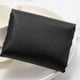 thumbnail image 2 of Kearding Bolsa de gafas de sol de cuero con soporte para gafas para hombres y mujeres, funda plegable para gafas Almacenamiento y organización del hogar negro, 2 of 6