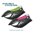 thumbnail image 5 of Sledge Neon Grip Bobsled with Insulating and Waterproof Seat by Gizmo Riders - Monster Pink, 5 of 7