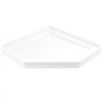 thumbnail image 2 of Delta 38-1/4 in. W x 38-1/4 in. L White Shower Base Plastic composite Back Center Neo-Angle, 2 of 3